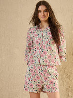 Pink Printed Co Ord Set - SanskrutiHomes