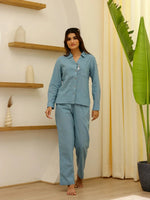 Sea Green Bunny Loungewear Set - SanskrutiHomes