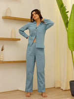 Sea Green Bunny Loungewear Set - SanskrutiHomes