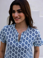 Ethnic Motifs Printed Pure Cotton Night suit - SanskrutiHomes