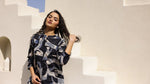 Women's Cat Printed Cotton Night Suit Set - SanskrutiHomes