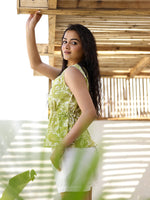 Floral Printed Pure Cotton Co-ord Set for Women - SanskrutiHomes