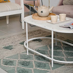 Hand-weaved 100% Cotton Multi-color Rug - SanskrutiHomes