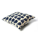 Blue 100% Cotton rug Cushion Covers. - SanskrutiHomes