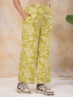Green sleeveless co-ord set - SanskrutiHomes