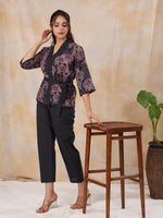 Elephant cotton co-ord set - SanskrutiHomes
