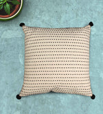 Black Kasha Set of 3 Cushion Covers - SanskrutiHomes