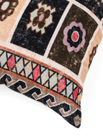 Velvet Multi Colour Geometric Cushion Covers - SanskrutiHomes