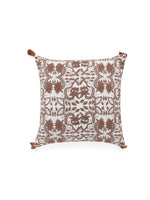 Cotton Brown Colour Ethnic Motifs Cushion Covers - SanskrutiHomes