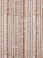 Cotton Brown Colour Striped Cushion Covers - SanskrutiHomes