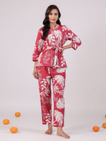 Animal Printed Cotton Kids Night Suits - SanskrutiHomes