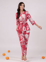 Animal Printed Cotton Kids Night Suits - SanskrutiHomes