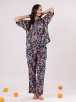Animal Printed Cotton Kids Night Suits - SanskrutiHomes