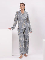 Animal Printed Night Suit Set for Women - SanskrutiHomes