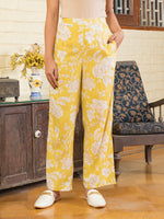 Floral Embroidered Pure Cotton Shirt With Trousers Co-Ords - SanskrutiHomes