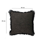 Grey 100% Cotton Cushion Covers. - SanskrutiHomes