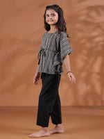 Cotton Black Top and Trouser for Kids - SanskrutiHomes