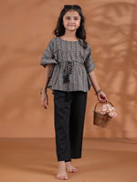 Cotton Black Top and Trouser for Kids - SanskrutiHomes