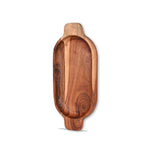 Acacia Wood Divided Serving Tray - SanskrutiHomes