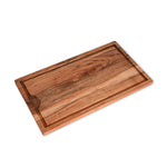 Acacia Wood Cutting Board with Juice Groove - SanskrutiHomes