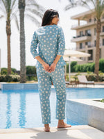 Cotton Printed Full Sleeves Night Suit Set - SanskrutiHomes