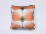 Velvet Floral Design Printed Cushion Cover - SanskrutiHomes