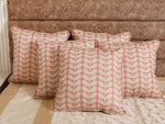 Velvet Floral Design Cushion Cover - SanskrutiHomes