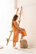 Flower Printed Kids Jump Suit - SanskrutiHomes