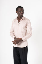 Cream Solid Print Full Sleeve Shirt - SanskrutiHomes