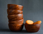 WOODEN BABY BOWL (set of 6 ) - SanskrutiHomes