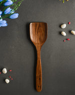 FLAT WOODEN COOKING SPOON (SET OF 3 ) - SanskrutiHomes