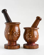 WOODEN OKHALI - SanskrutiHomes