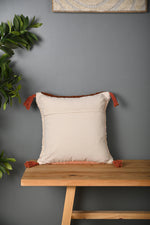 Multicolor Truffted Cotton Cushion Cover - SanskrutiHomes