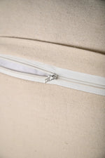 Beige Color Truffted Cotton Cushion Cover - SanskrutiHomes