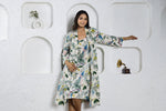 Liberty Cotton Night Dress - SanskrutiHomes