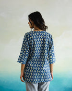 Printed Cotton Loose Fit Top - SanskrutiHomes
