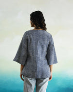Striped 3D Print Cotton Top for Women - SanskrutiHomes