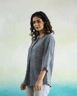 Striped 3D Print Cotton Top for Women - SanskrutiHomes