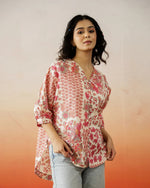 Floral Printed Cotton Top for Women - SanskrutiHomes
