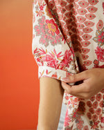 Floral Printed Cotton Top for Women - SanskrutiHomes