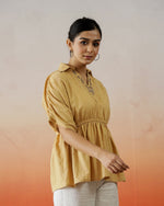 Solid Cotton Embroidered Top - SanskrutiHomes