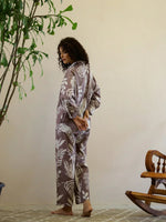 Floral Printed Night Suit Set for Women - SanskrutiHomes