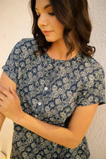 Spruce Printed Pure Cotton Night suit - SanskrutiHomes
