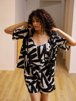 Set of 3 Cotton Printed Night Suit Set - SanskrutiHomes