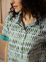 Women Geometric Printed Night suit - SanskrutiHomes