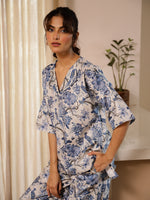Animal Print Cotton Night Suit Set - SanskrutiHomes