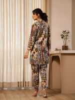 Animal Print Cotton Night Suit Set - SanskrutiHomes