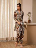 Animal Print Cotton Night Suit Set - SanskrutiHomes