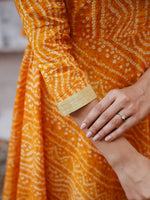 Printed Cotton Ethnic Dress - SanskrutiHomes