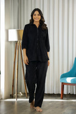Black Velvet Set - SanskrutiHomes
